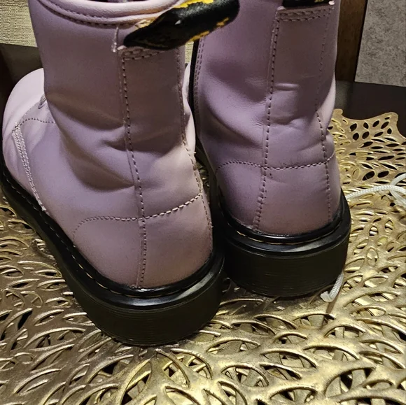 Dr Martens Lavender Combat Boots 4